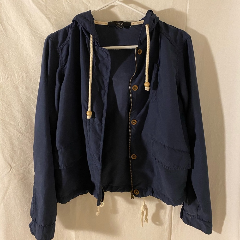 Forever 21 Navy Blue Parka
